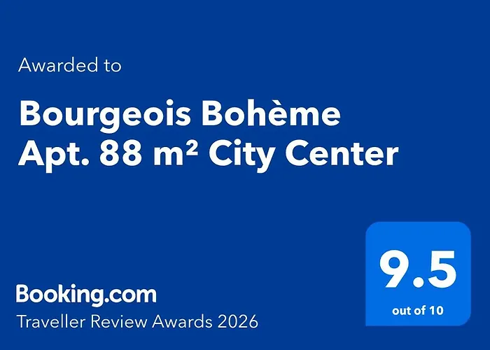 アパート Bourgeois Boheme Apt. 88 M² Center